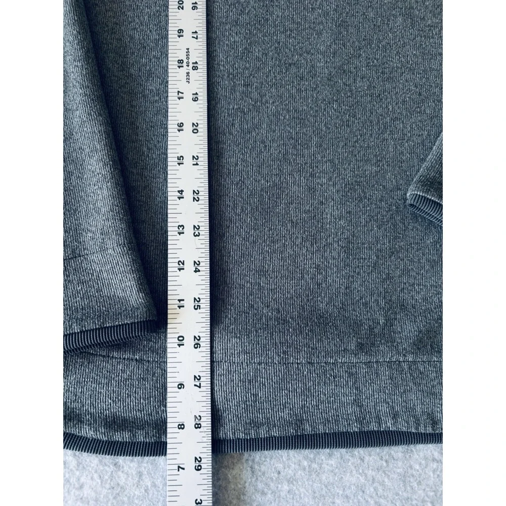 Under Armour Golf Mens 1/4 Zip Fleece Pullover‎ Sweater XL Loose Gray Cold Gear